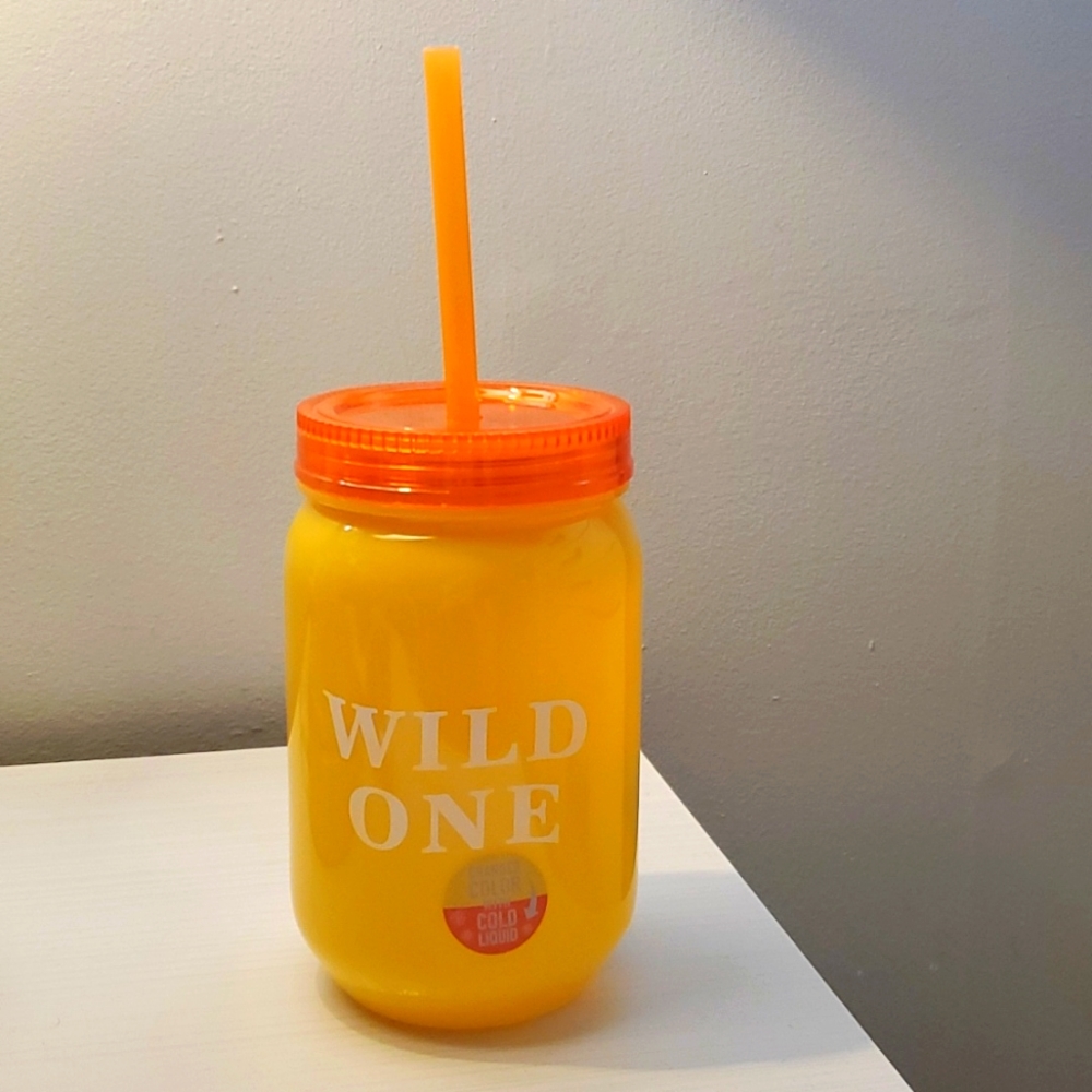 Smart Living Color Changing Straw Tumbler. NEW!